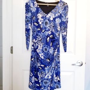 INC Midi Dress 2/3 Ruched sleeves